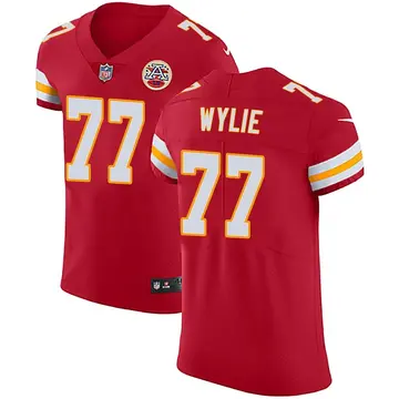 Nike Andrew Wylie Men's Elite Kansas City Chiefs Red Team Color Vapor Untouchable Jersey