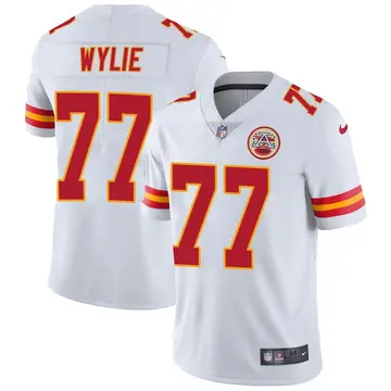 Nike Andrew Wylie Youth Limited Kansas City Chiefs White Vapor Untouchable Jersey
