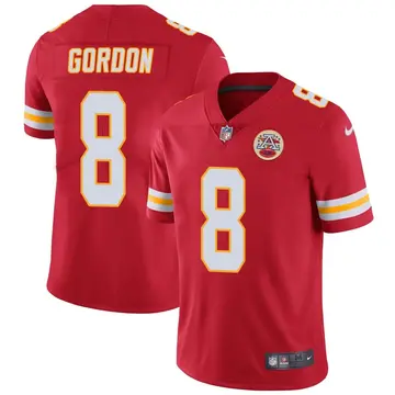 Nike Anthony Gordon Youth Limited Kansas City Chiefs Red Team Color Vapor Untouchable Jersey