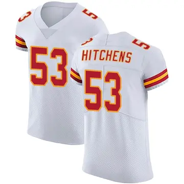 Nike Anthony Hitchens Men's Elite Kansas City Chiefs White Vapor Untouchable Jersey