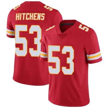 Nike Anthony Hitchens Men's Limited Kansas City Chiefs Red Team Color Vapor Untouchable Jersey