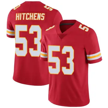 Nike Anthony Hitchens Youth Limited Kansas City Chiefs Red Team Color Vapor Untouchable Jersey