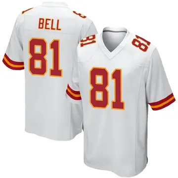 Nike Blake Bell Men's Game Kansas City Chiefs White Jersey