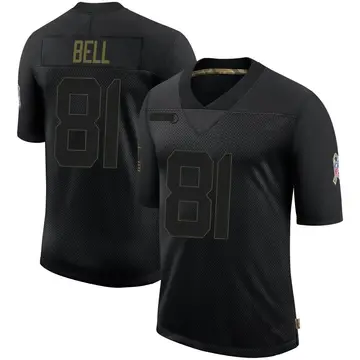 Nike Blake Bell Men's Limited Kansas City Chiefs Black 2020 Salute To Service Jersey