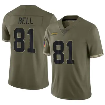 Nike Blake Bell Men's Limited Kansas City Chiefs Olive 2022 Salute To Service Jersey