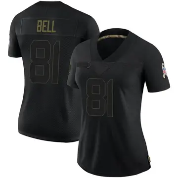 Nike Blake Bell Women's Limited Kansas City Chiefs Black 2020 Salute To Service Jersey