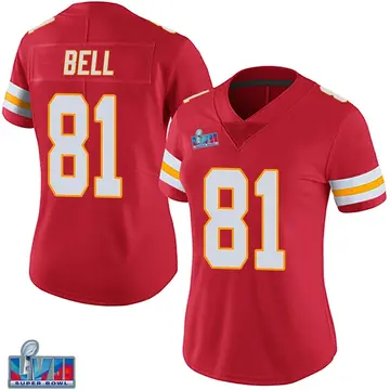 Nike Blake Bell Women's Limited Kansas City Chiefs Red Team Color Vapor Untouchable Super Bowl LVII Patch Jersey