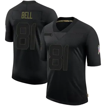 Nike Blake Bell Youth Limited Kansas City Chiefs Black 2020 Salute To Service Jersey