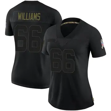 Nike Brandon Williams Women's Limited Kansas City Chiefs Black 2020 Salute To Service Jersey