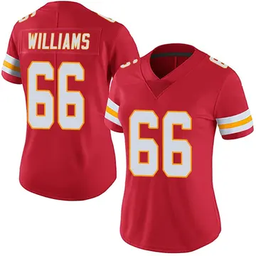 Nike Brandon Williams Women's Limited Kansas City Chiefs Red Team Color Vapor Untouchable Jersey