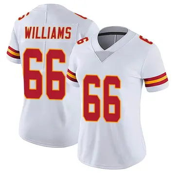 Nike Brandon Williams Women's Limited Kansas City Chiefs White Vapor Untouchable Jersey