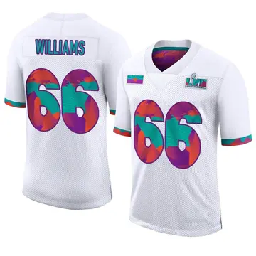 Nike Brandon Williams Youth Limited Kansas City Chiefs White Super Bowl LVII Jersey