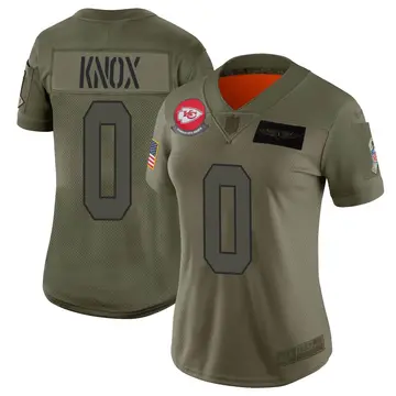 Nike Brenden Knox Women's Limited Kansas City Chiefs Camo 2019 Salute to Service Jersey