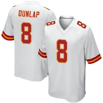 Nike Carlos Dunlap Men's Game Kansas City Chiefs White Jersey