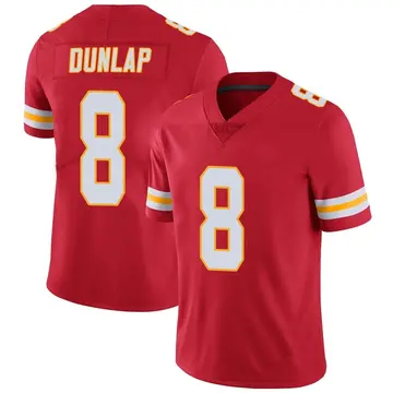 Nike Carlos Dunlap Men's Limited Kansas City Chiefs Red Team Color Vapor Untouchable Jersey