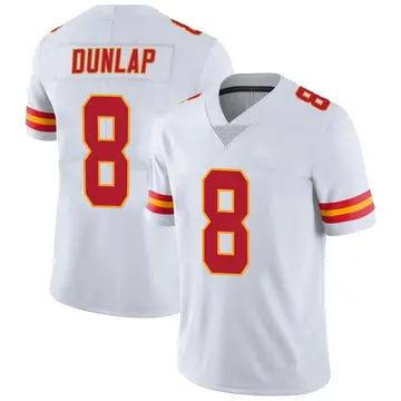 Nike Carlos Dunlap Men's Limited Kansas City Chiefs White Vapor Untouchable Jersey