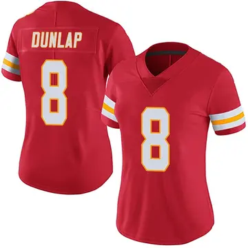 Nike Carlos Dunlap Women's Limited Kansas City Chiefs Red Team Color Vapor Untouchable Jersey