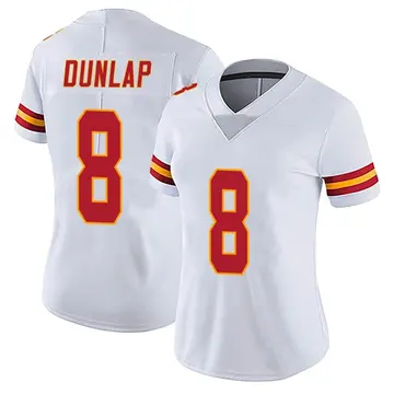 Nike Carlos Dunlap Women's Limited Kansas City Chiefs White Vapor Untouchable Jersey