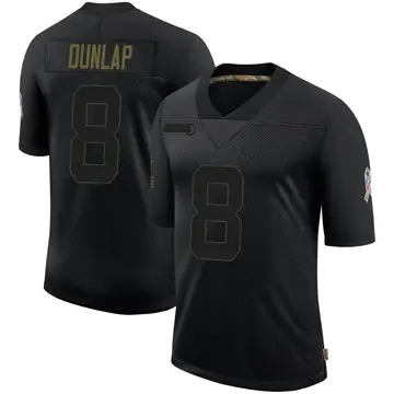Nike Carlos Dunlap Youth Limited Kansas City Chiefs Black 2020 Salute To Service Jersey