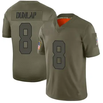 Nike Carlos Dunlap Youth Limited Kansas City Chiefs Camo 2019 Salute to Service Jersey