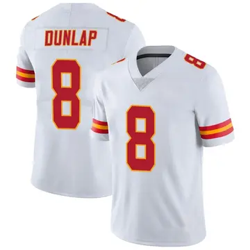 Nike Carlos Dunlap Youth Limited Kansas City Chiefs White Vapor Untouchable Jersey