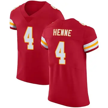 Nike Chad Henne Men's Elite Kansas City Chiefs Red Team Color Vapor Untouchable Jersey