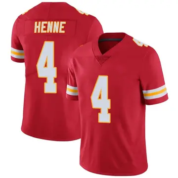 Nike Chad Henne Men's Limited Kansas City Chiefs Red Team Color Vapor Untouchable Jersey