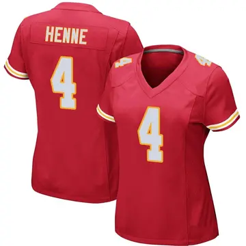 Nike Chad Henne Women's Game Kansas City Chiefs Red Team Color Jersey