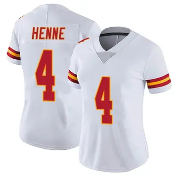 Nike Chad Henne Women's Limited Kansas City Chiefs White Vapor Untouchable Jersey