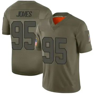 Nike Chris Jones Men's Limited Kansas City Chiefs Camo 2019 Salute to Service Jersey