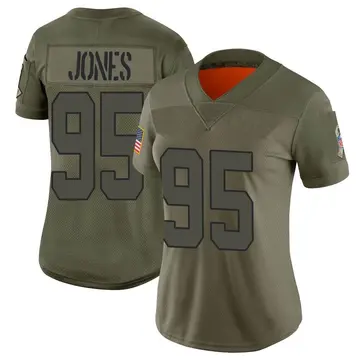 Nike Chris Jones Women's Limited Kansas City Chiefs Camo 2019 Salute to Service Jersey