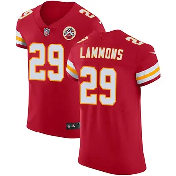 Nike Chris Lammons Men's Elite Kansas City Chiefs Red Team Color Vapor Untouchable Jersey