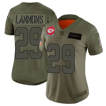 Nike Chris Lammons Women's Limited Kansas City Chiefs Camo 2019 Salute to Service Jersey