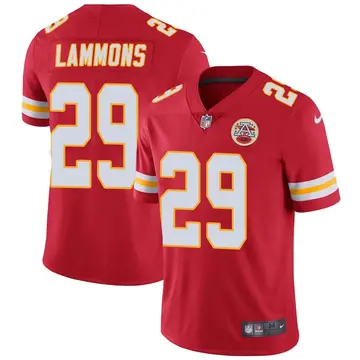 Nike Chris Lammons Youth Limited Kansas City Chiefs Red Team Color Vapor Untouchable Jersey