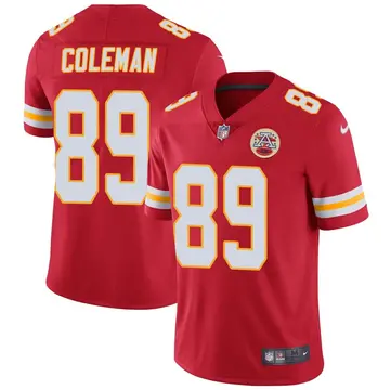 Nike Corey Coleman Men's Limited Kansas City Chiefs Red Team Color Vapor Untouchable Jersey
