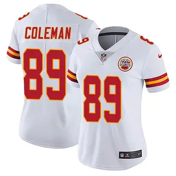 Nike Corey Coleman Women's Limited Kansas City Chiefs White Vapor Untouchable Jersey