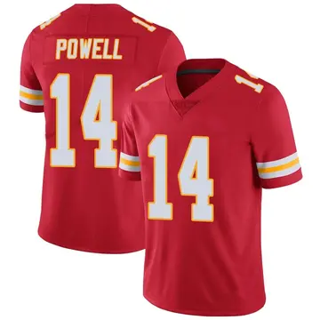Nike Cornell Powell Men's Limited Kansas City Chiefs Red Team Color Vapor Untouchable Jersey