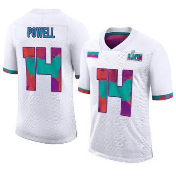 Nike Cornell Powell Men's Limited Kansas City Chiefs White Super Bowl LVII Jersey