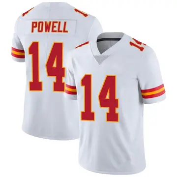 Nike Cornell Powell Men's Limited Kansas City Chiefs White Vapor Untouchable Jersey