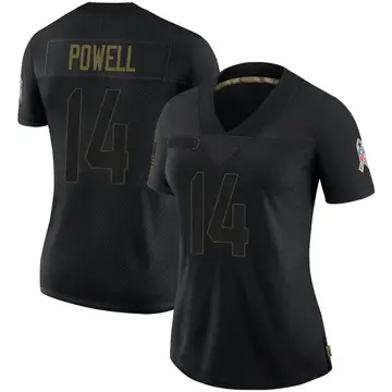 Nike Cornell Powell Women's Limited Kansas City Chiefs Black 2020 Salute To Service Jersey
