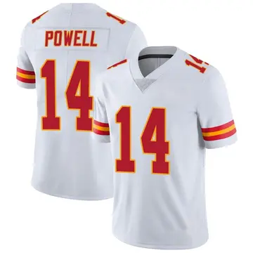 Nike Cornell Powell Youth Limited Kansas City Chiefs White Vapor Untouchable Jersey