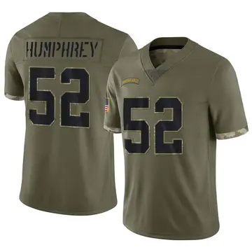 Nike Creed Humphrey Men's Limited Kansas City Chiefs Olive 2022 Salute To Service Jersey