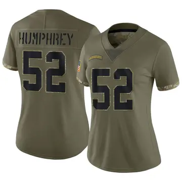 Nike Creed Humphrey Women's Limited Kansas City Chiefs Olive 2022 Salute To Service Jersey