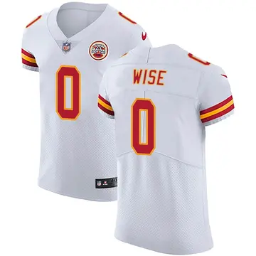 Nike Daniel Wise Men's Elite Kansas City Chiefs White Vapor Untouchable Jersey