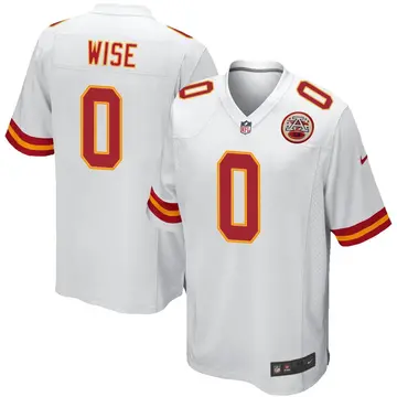 Nike Daniel Wise Men's Game Kansas City Chiefs White Jersey