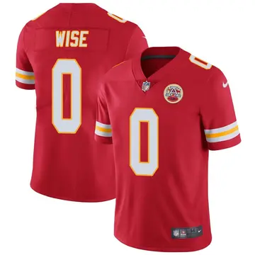 Nike Daniel Wise Men's Limited Kansas City Chiefs Red Team Color Vapor Untouchable Jersey