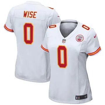 Nike Daniel Wise Women's Game Kansas City Chiefs White Jersey
