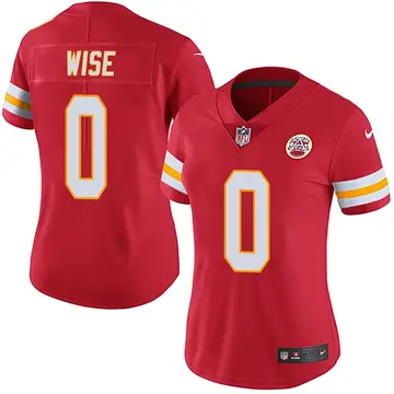 Nike Daniel Wise Women's Limited Kansas City Chiefs Red Team Color Vapor Untouchable Jersey