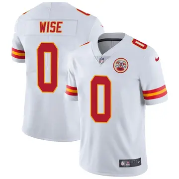 Nike Daniel Wise Youth Limited Kansas City Chiefs White Vapor Untouchable Jersey