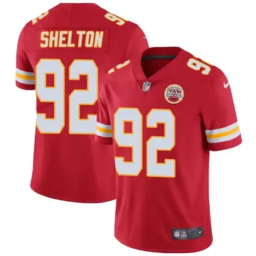 Nike Danny Shelton Youth Limited Kansas City Chiefs Red Team Color Vapor Untouchable Jersey